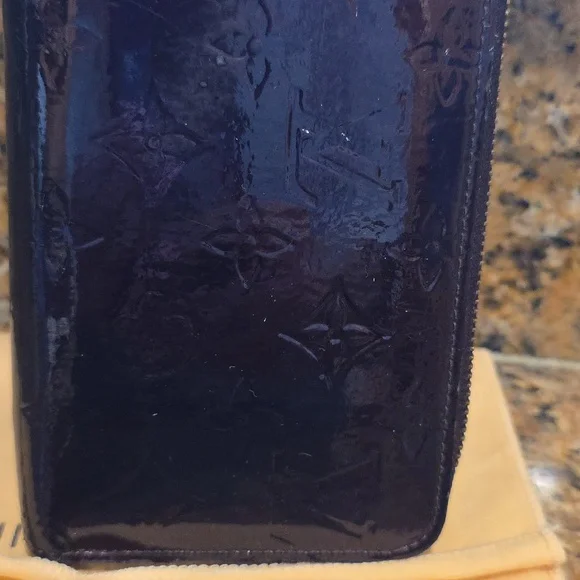 Louis Vuitton Dark Purple Vernis Zippy Wallet - Picture 8 of 17